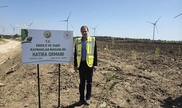 Çanakkale'de 100 bin fidanlık hatıra ormanı
