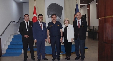 Komutan Korkut Şen'e teşekkür