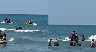 Düzce'de denizde boğulma tehlikesi geçiren 4 kişiyi cankurtaranlar kurtardı
