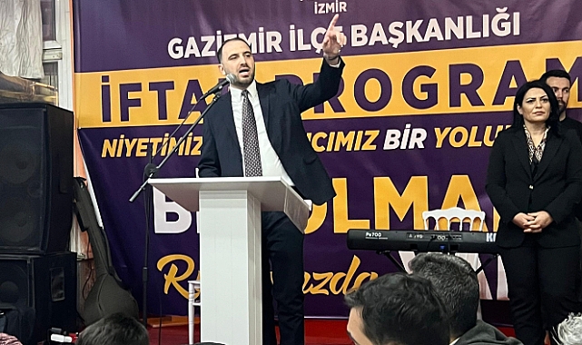 Gaziemir’de AK Parti iftarına yoğun katılım