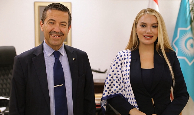 YEŞİM ERYILMAZ'DAN KKTC DIŞİŞLERİ BAKANI TAHSİN ERTUĞRULOĞLU'NA ZİYARET